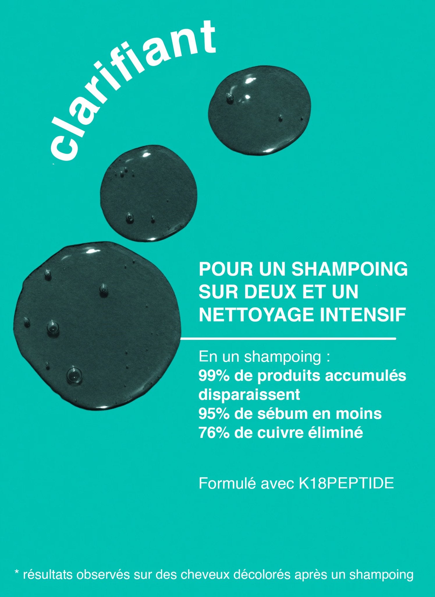 Shampoing Détox K18 Peptide Prep™ : Votre allié pour des cheveux sains - Salon Coralie Aumaitre